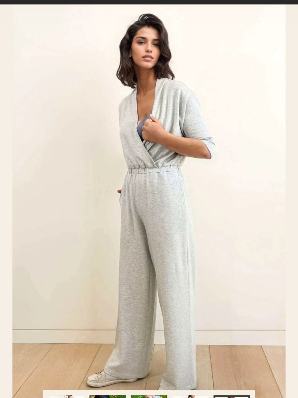 Simple Wishes Megan Postpartum and Nursing Jumpsuit Grey